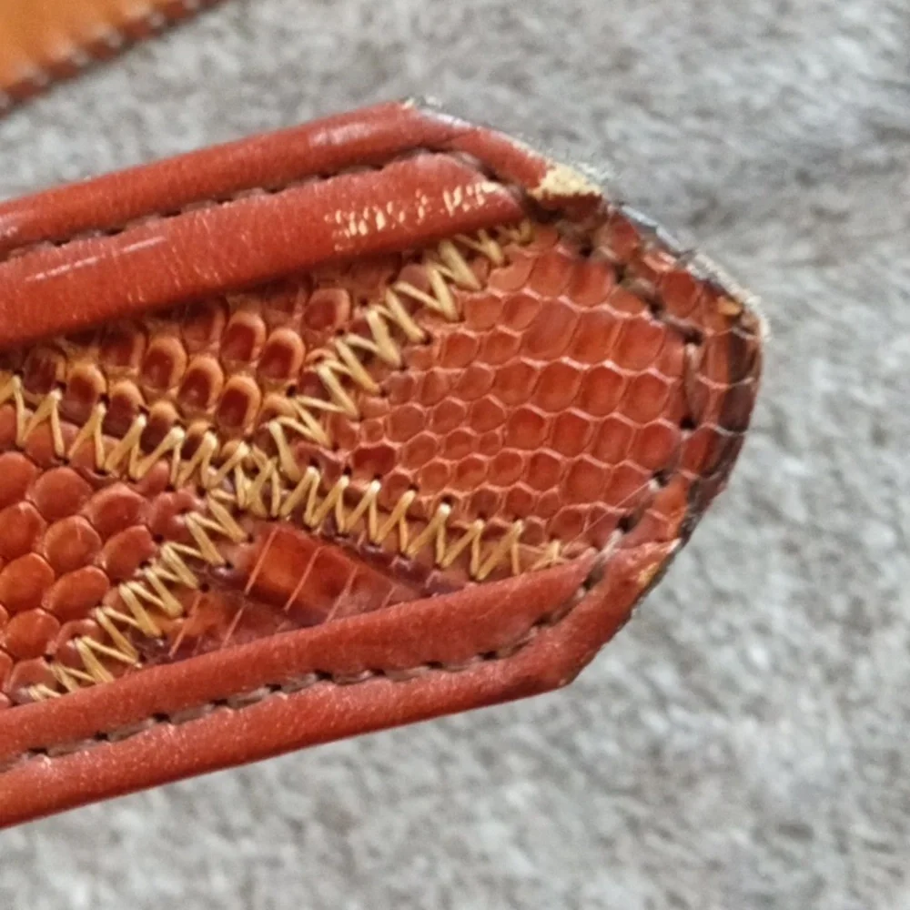 Circle Y snakeskin print